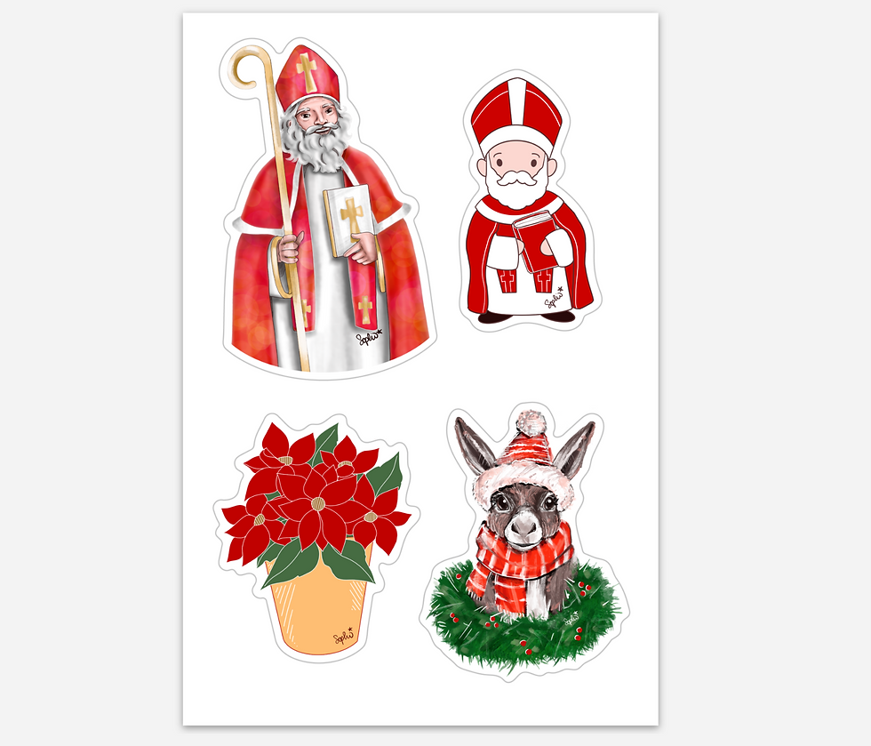 Christmas Sticker Sheet