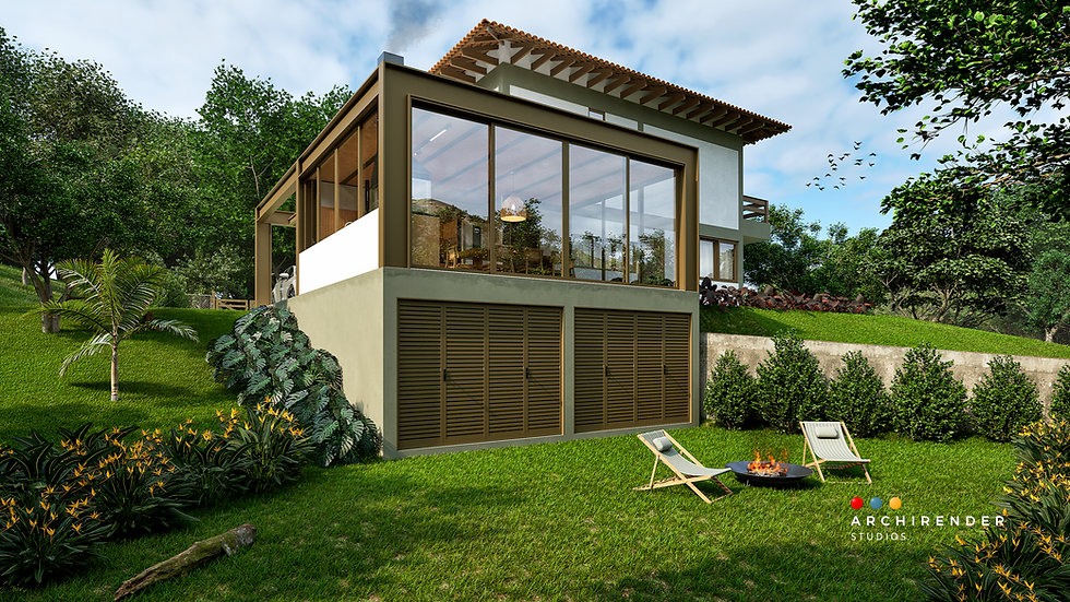 Imagem Renderizada de Projeto Arquitetônico