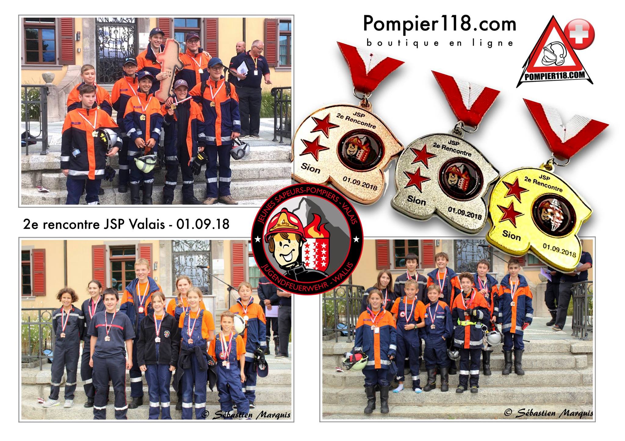 Médailles Rencontre JSP Sion