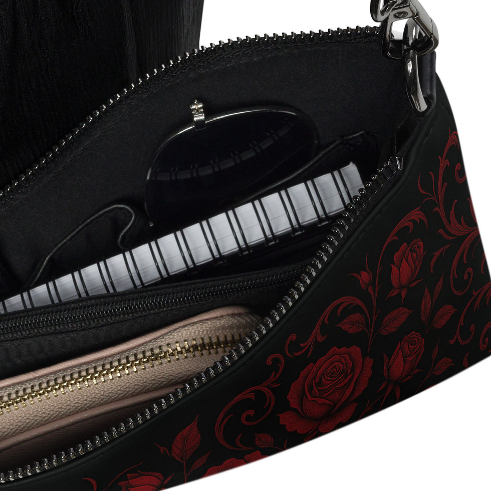 Thumbnail: Black Cathedral Crossbody Bag