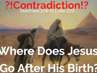 Where Did Jesus Go After His Birth?