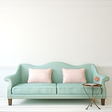 Blå Sofa