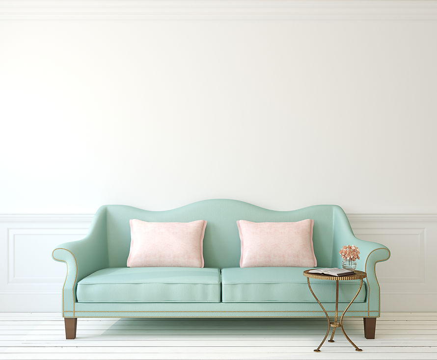 Pastel Sofa Setup