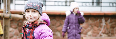 Girl in Warm Clothes
