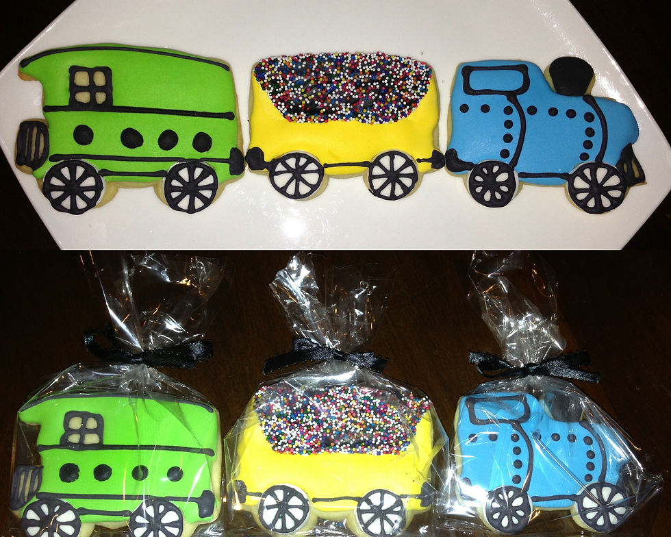 Train Cookie Favors