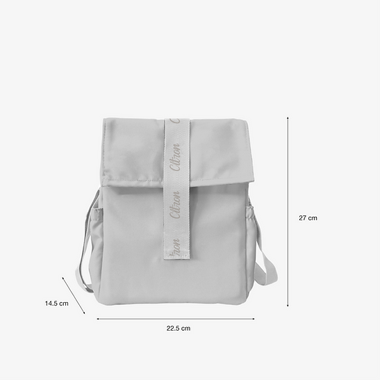 Thumbnail: Citron Insulated Roll-up Lunchbag - Dino Green