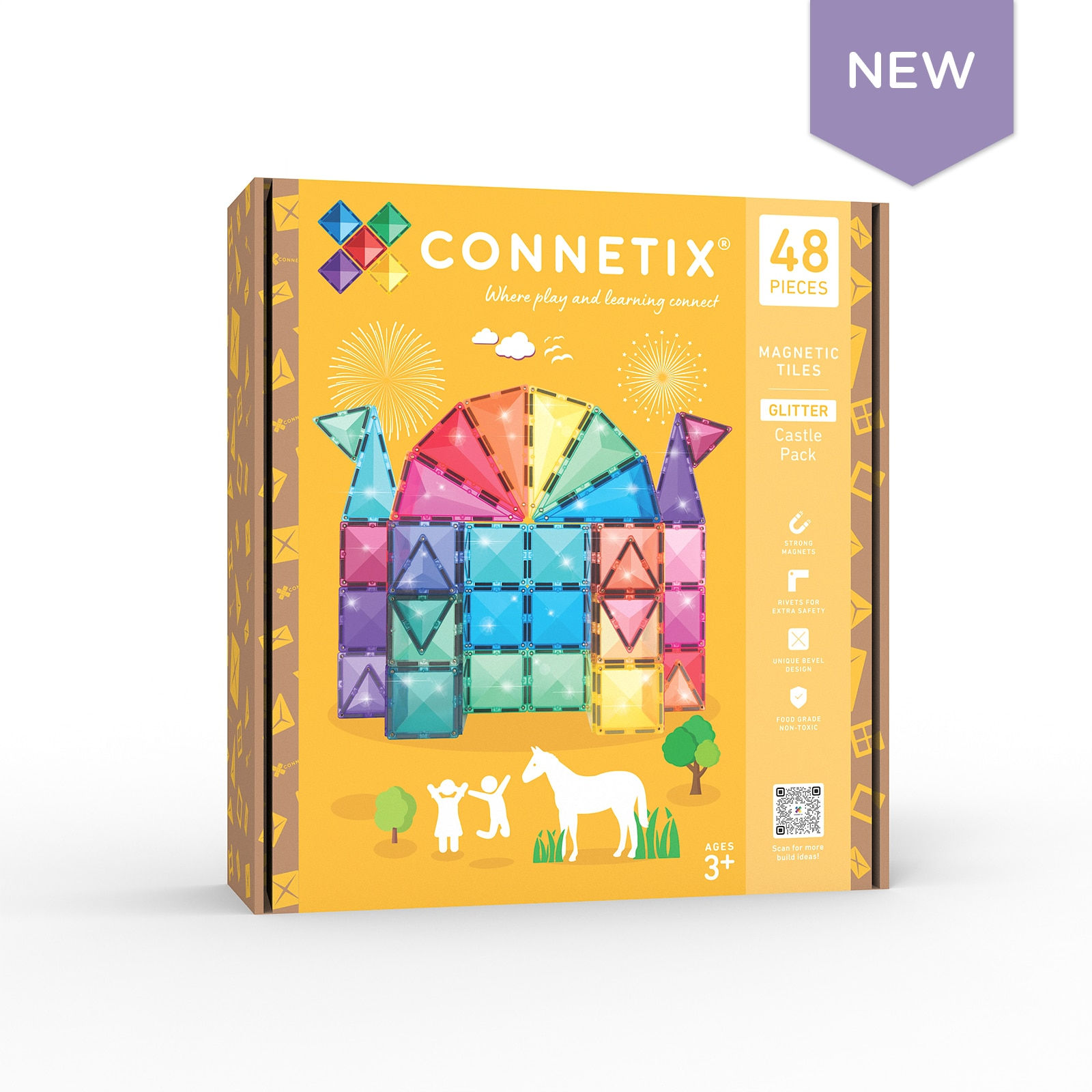 CONNETIX - Glitter Castle Pack 48 pc