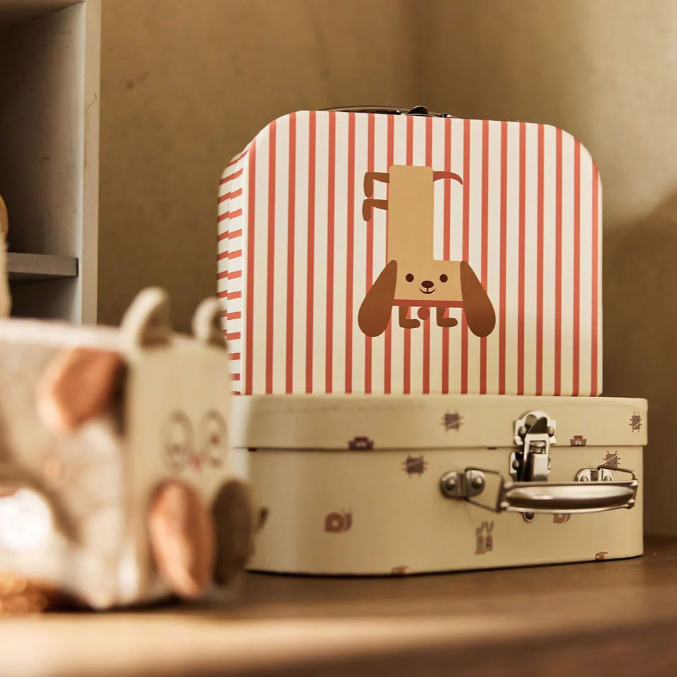 Thumbnail: JOLLEIN - Toys Suitcase - Animal Friends - 2 Pack