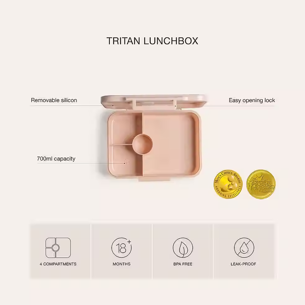Thumbnail: CITRON - Tritan Bento Lunchbox - Blue Dino