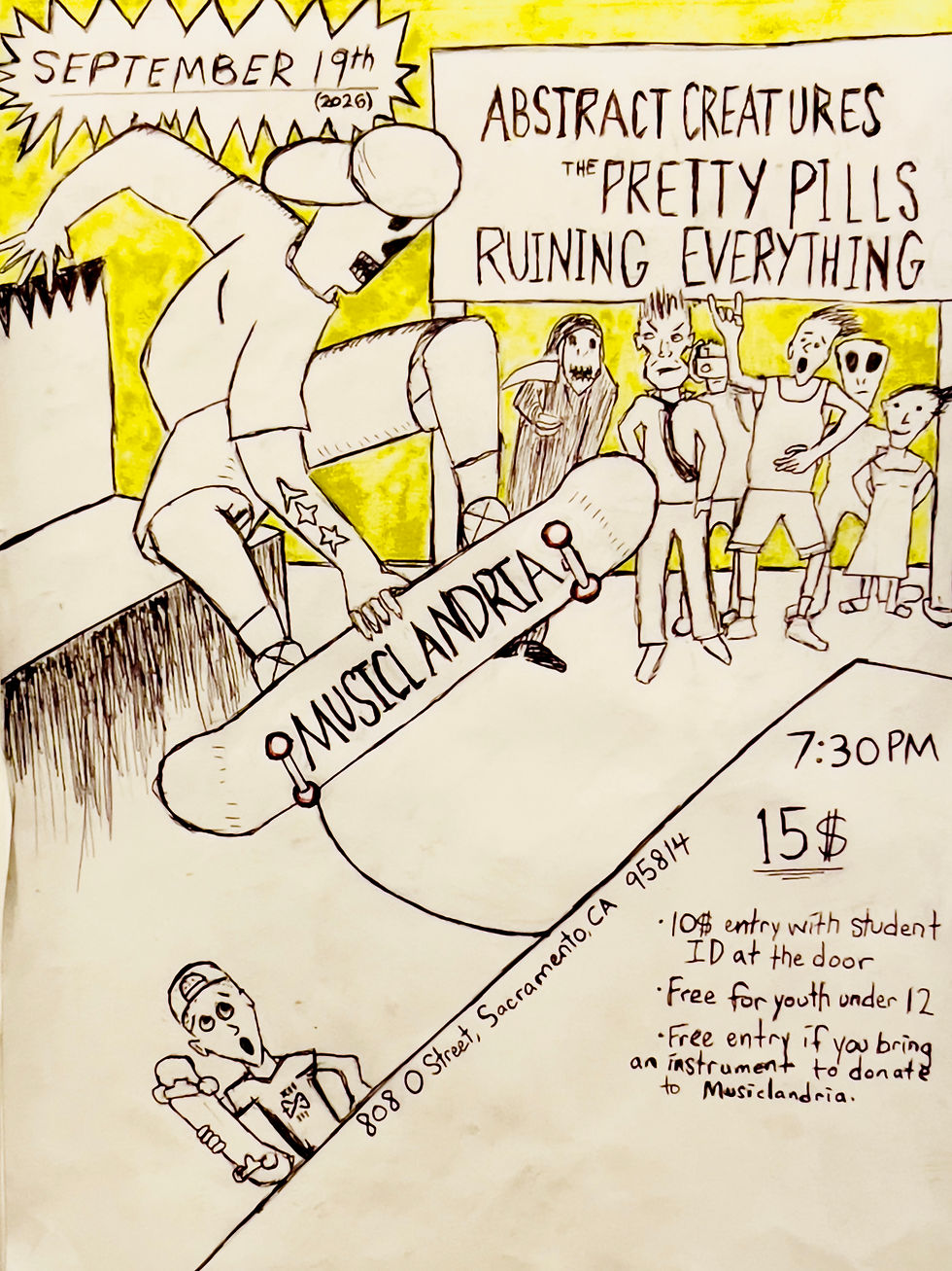 Abstract Creatures + The Pretty Pills + Ruining Everything