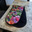 Thumbnail: Giardino Botanica Navy Blue & Pink | Colourful Floral UK Tea Towel