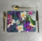 blue/green, Heat resistant, durable, dining table placemats
