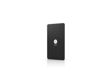 Black UniFi UA-CARD access card with white logo.