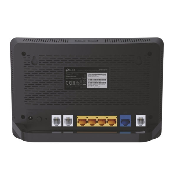 Thumbnail: Rear ports of TP-Link Archer VR1210v VoIP VDSL/ADSL Router
