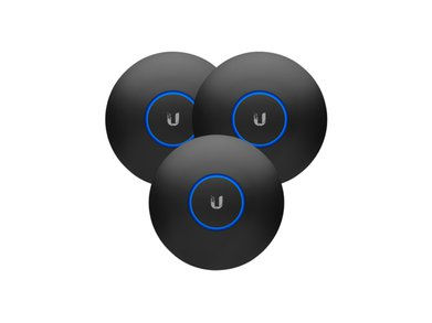 Three-pack of black UniFi design covers for UAP-nanoHD