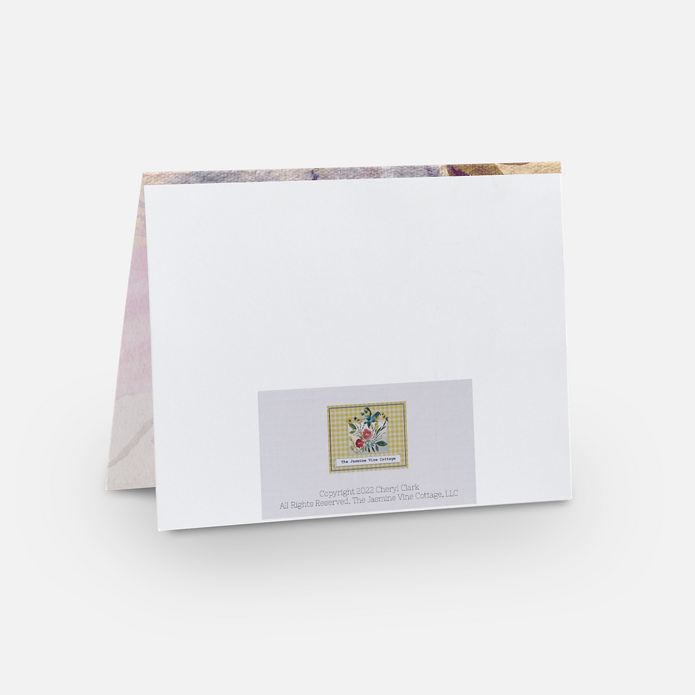 Thumbnail: Water Flower Notecard
