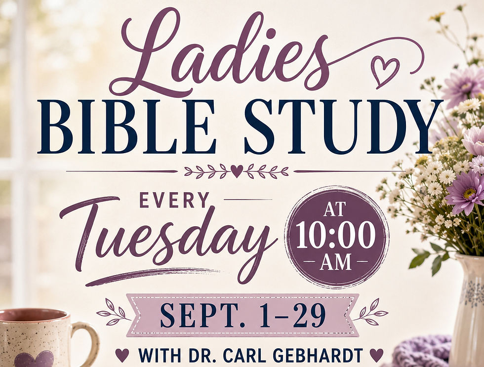Ladies Bible Study