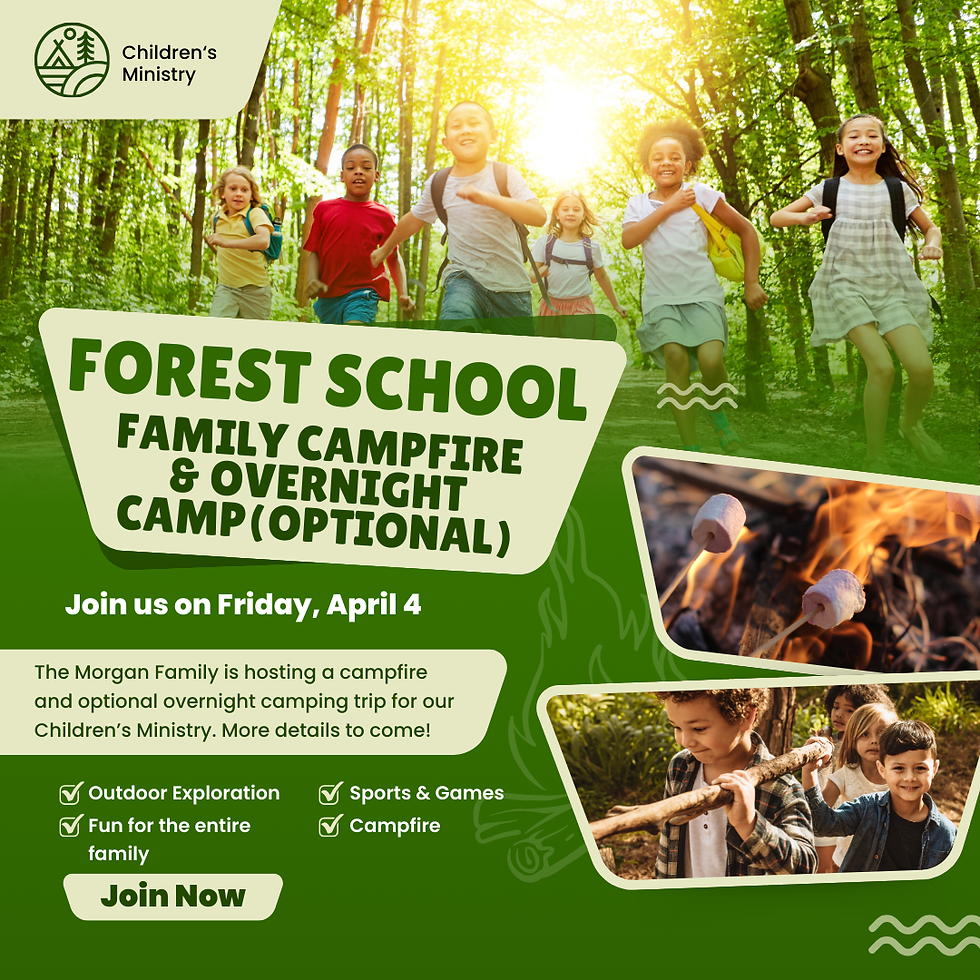 Shoals Forest School/Children's Ministry Event