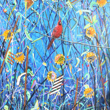 El guardian,nostalgia.2022 acrylic on canvas 50x40 inches.JPG