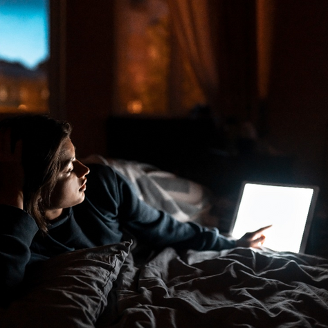 Youth’s midnight oil. Reverse the day and night