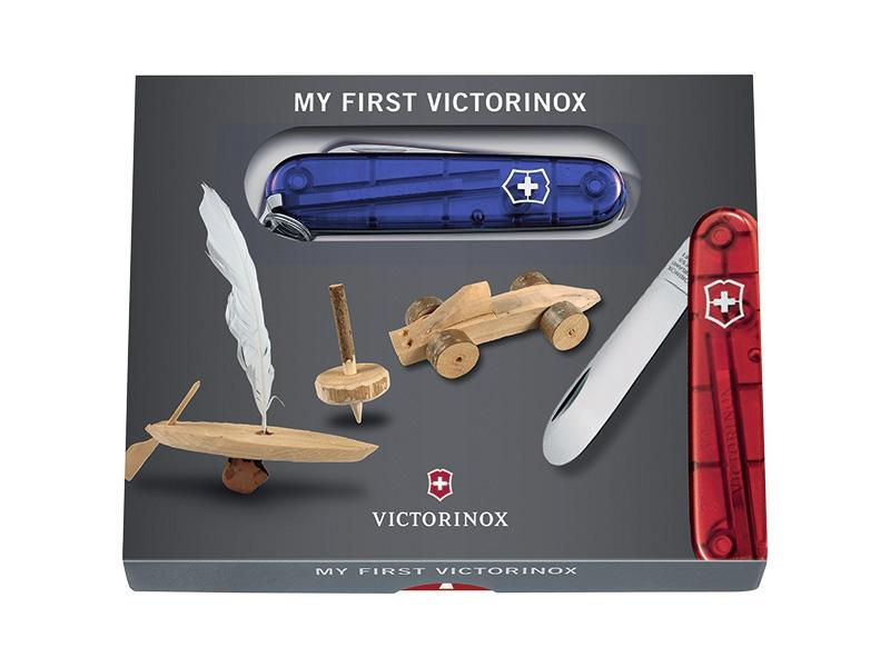Miniatura: SET MY FIRST VICTORINOX SAPHIR + SCIE
