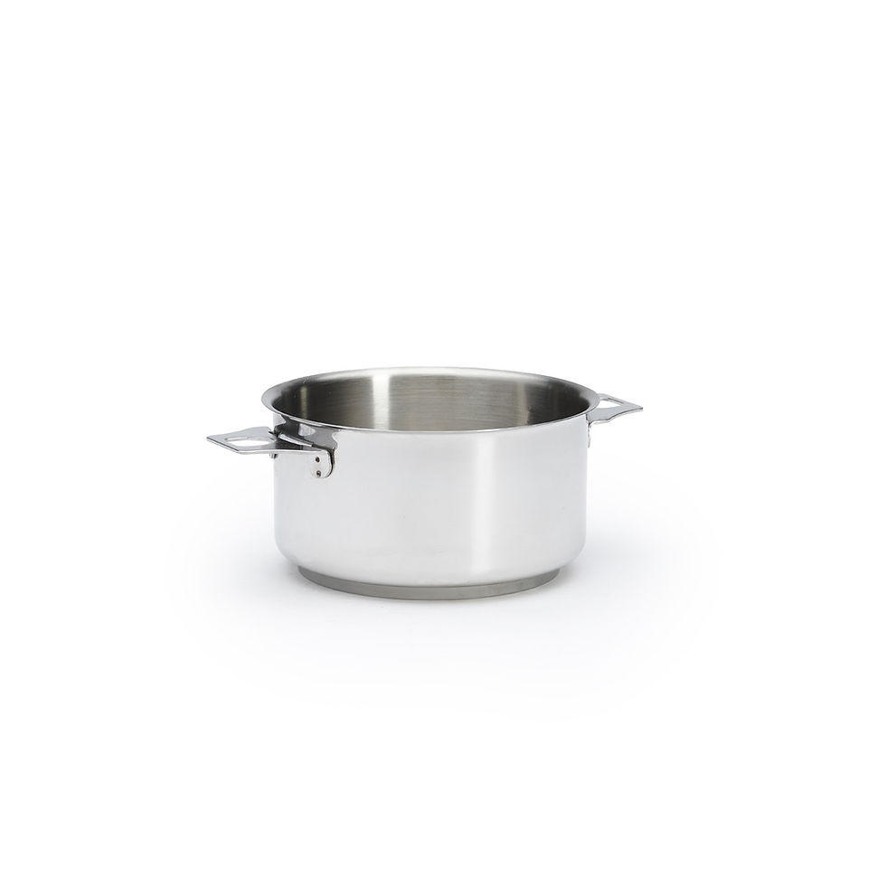 CASSEROLE/FAITOUT EN INOX MILADY, POUR POIGNEE AMOVIBLE TWISTY, Ø 20cm