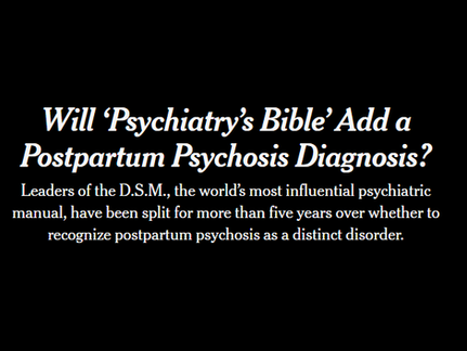 The headline of the New York Times article is pictured on a black background.