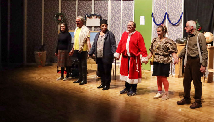 Direction le Pôle Nord avec le "Père Noël est une ordure"