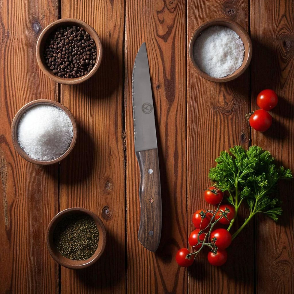 Thumbnail: CUTTHRU Set of 2 Steak Knives Presented in a Luxurious Wooden Case