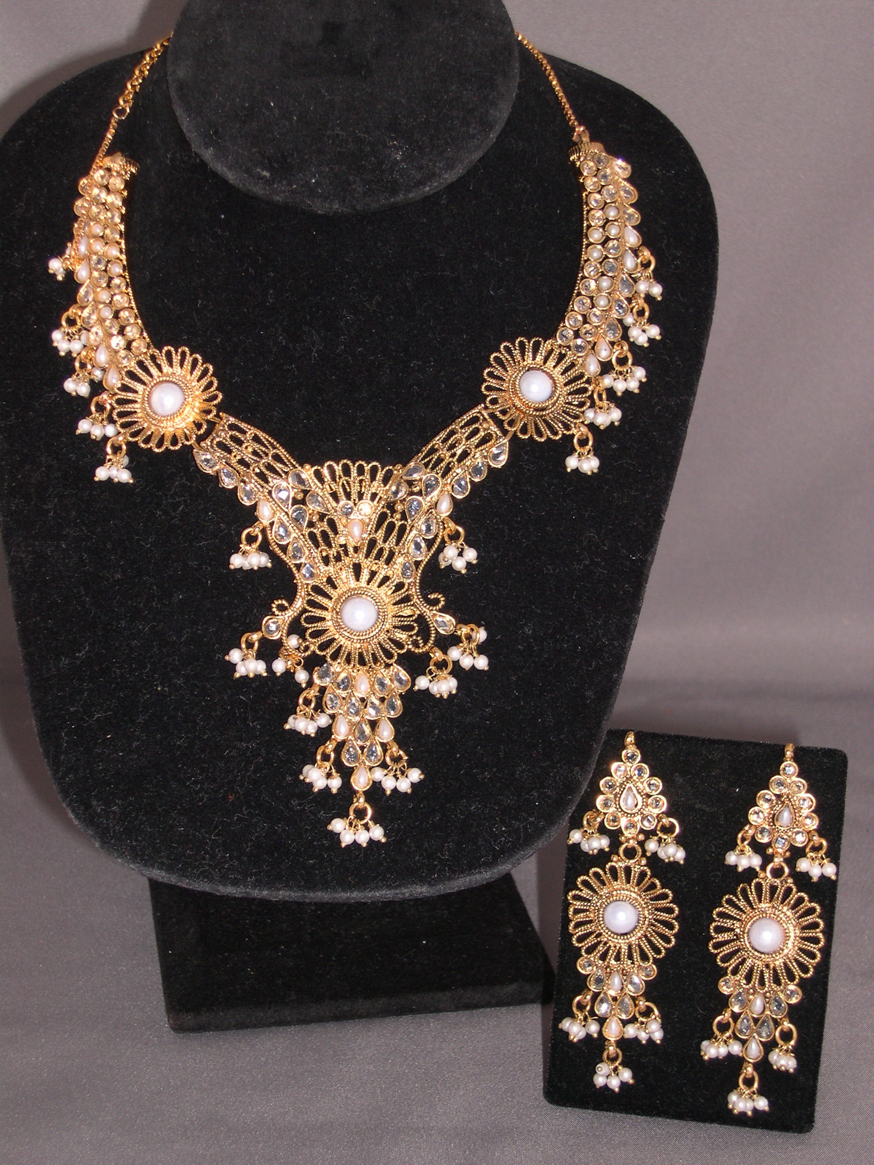 Gold & FWP Cleopatra chandelier set