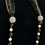 Thumbnail: Smoky crystals, pearls and several strands of Czech necklace