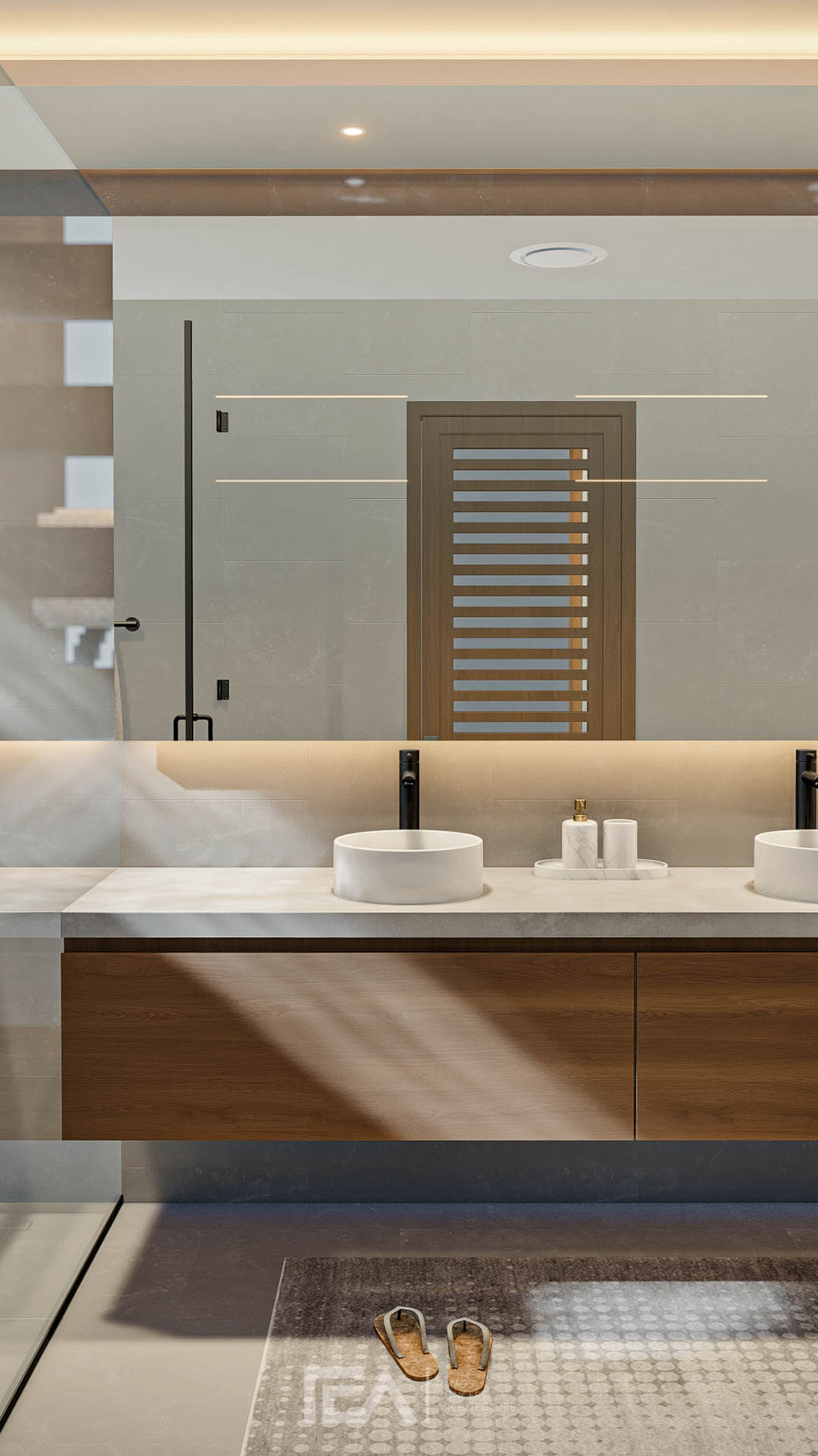 Master bathroom