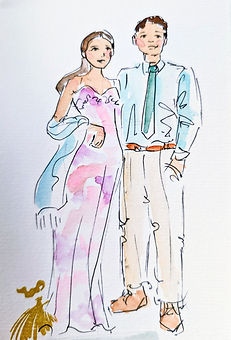 Live illustrator, North, North east, Event, wedding Illustration