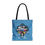 Thumbnail: Funny Mental Health Tote Bag – Built to Withstand the Storm with Quirky Humor