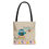 Thumbnail: I Know the Dewey Decimal System by Heart - Owl Design Tote Bag  - Sand