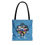 Thumbnail: Funny Mental Health Tote Bag – Built to Withstand the Storm with Quirky Humor
