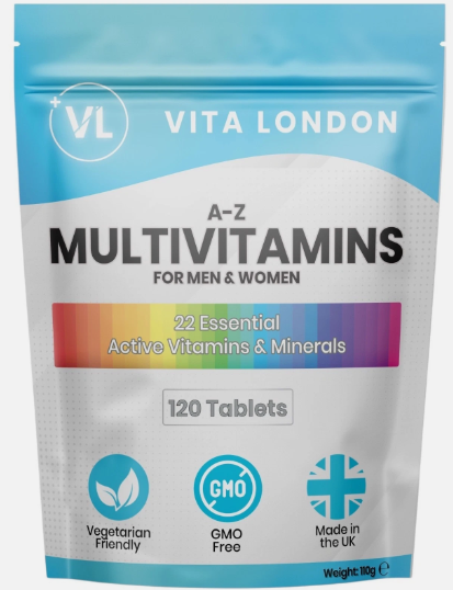 Multivitamins & Minerals - A-Z For Men & Women - 22 Multi-Vitamins - 120 Tablets