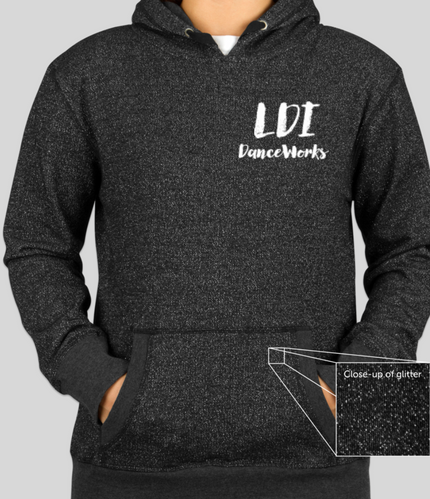 Glitter Pullover Hoodie | Ldi DanceWorks