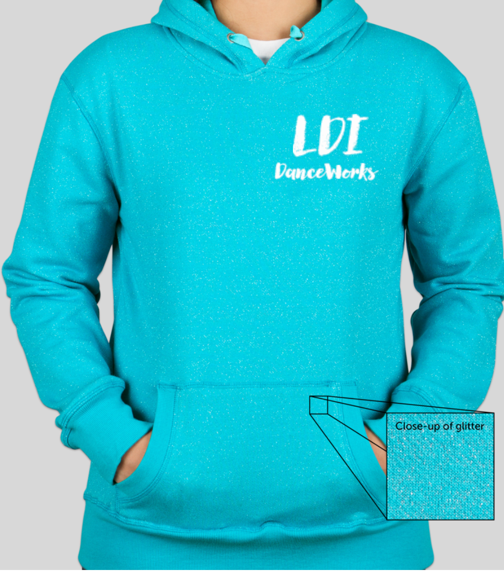 Glitter Pullover Hoodie