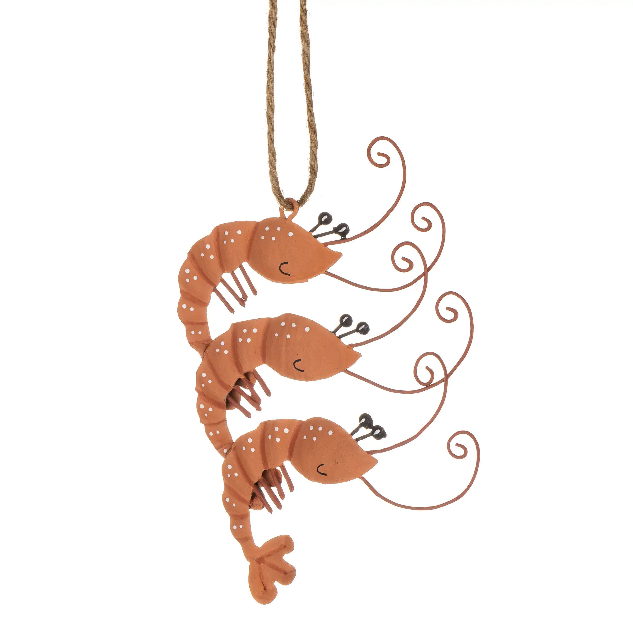 Three Shrimps Hanging Decoration 