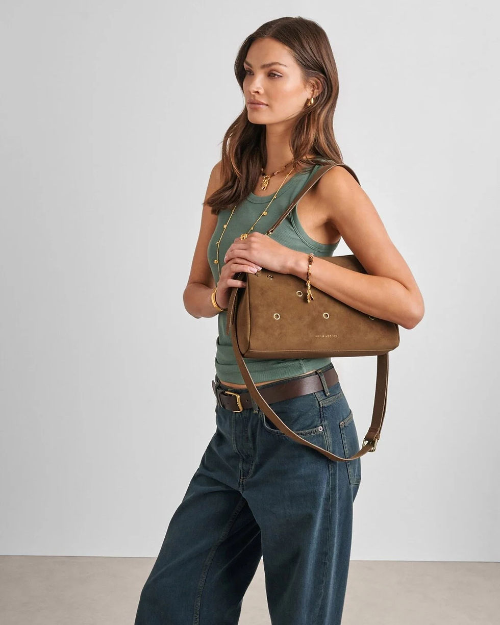 Thumbnail: Katie Loxton Alize Suedette Shoulder Bag
