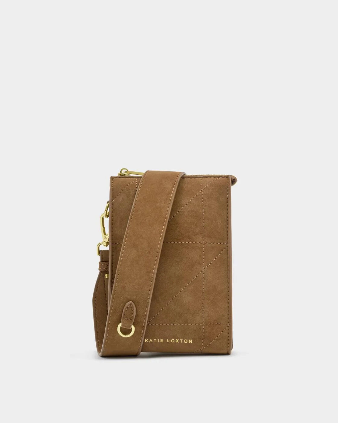 Katie Loxton Avery Slim Quilted Suedette Crossbody Bag