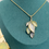 Thumbnail: Organic leaf style necklace 