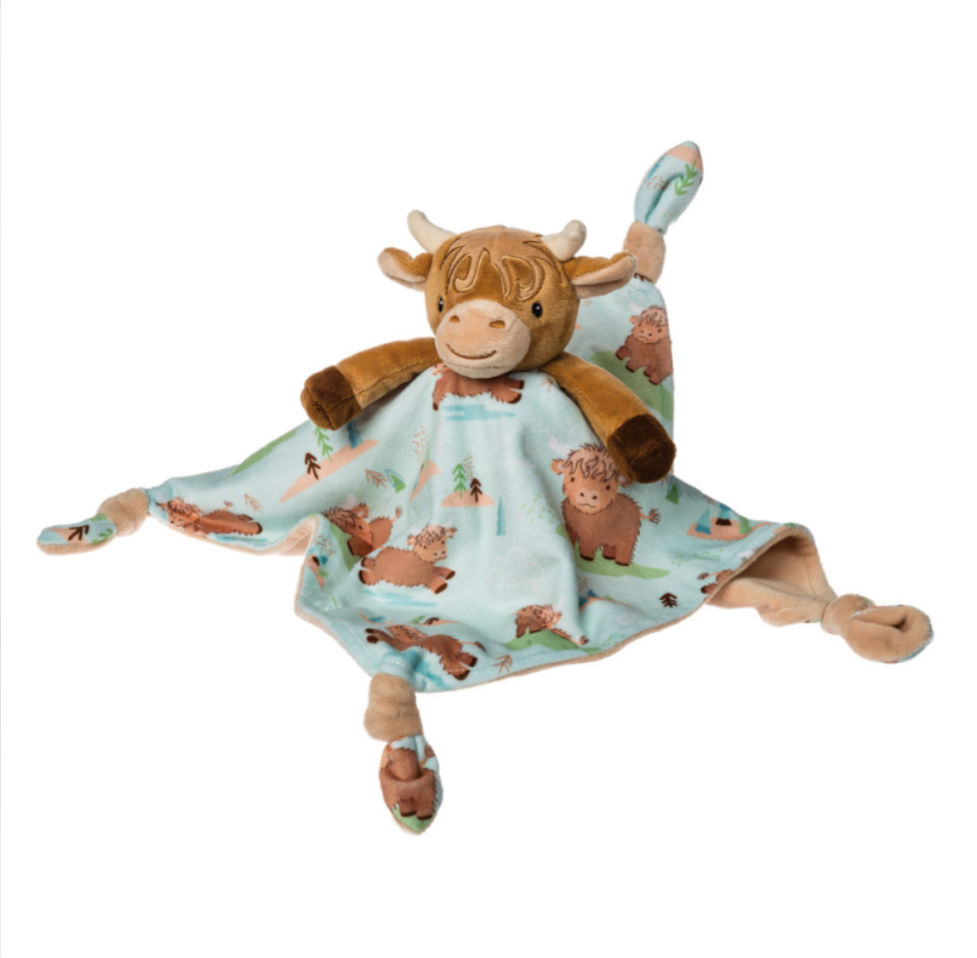 Mary Meyer Hetty Highland Cow blanket