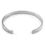 Thumbnail: Axton Anchor Cutout Wayfarer Silver Bangle