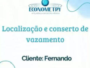 Vazamento tirando o sono? -Fernando