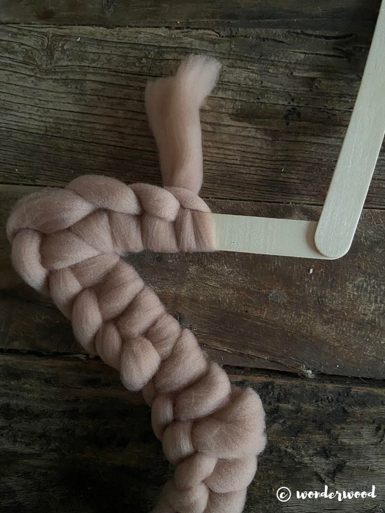 diy flettet stjerne // diy chunky star
