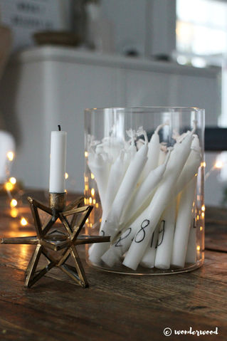 diy lyskalender // diy calendar lights