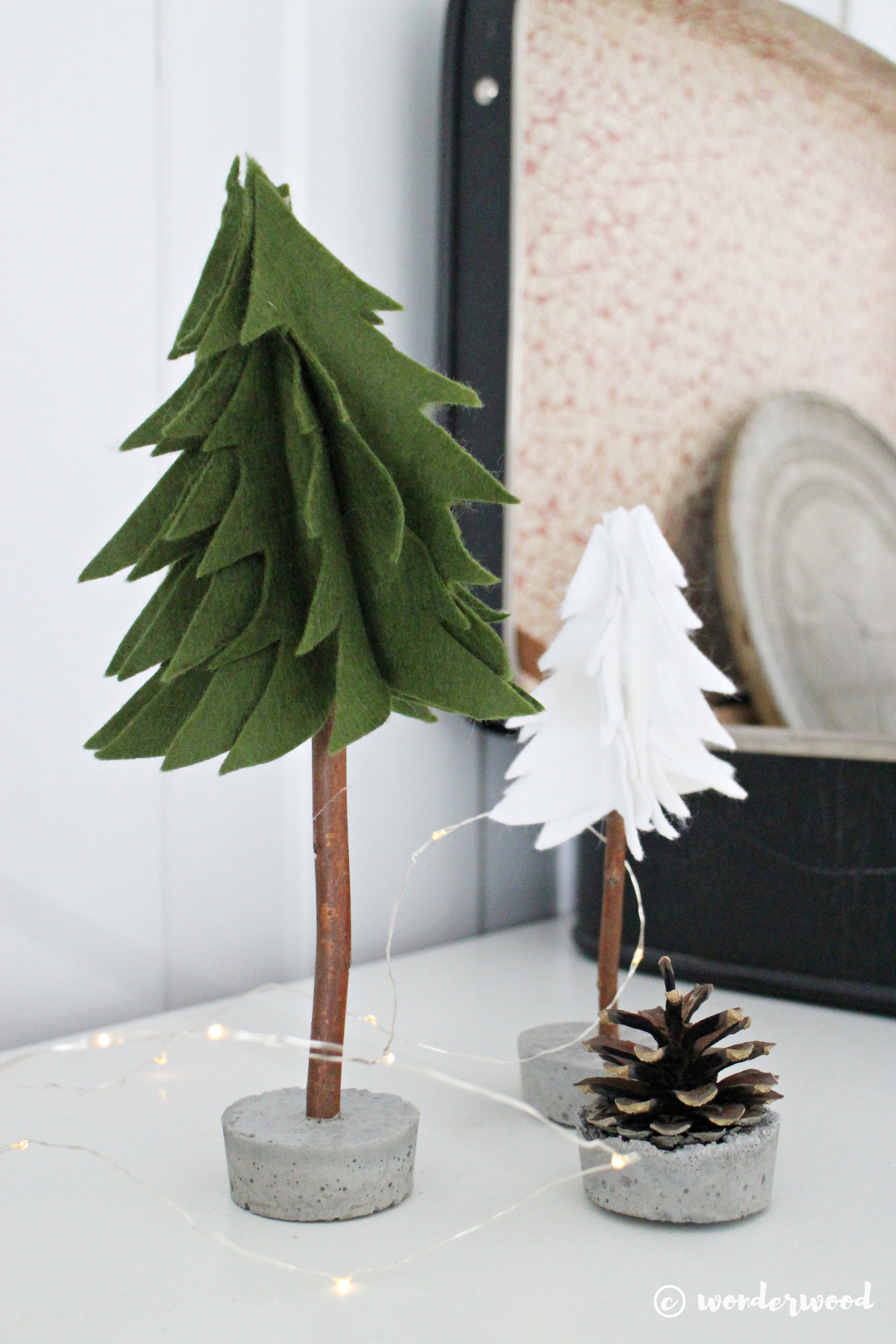 felt trees