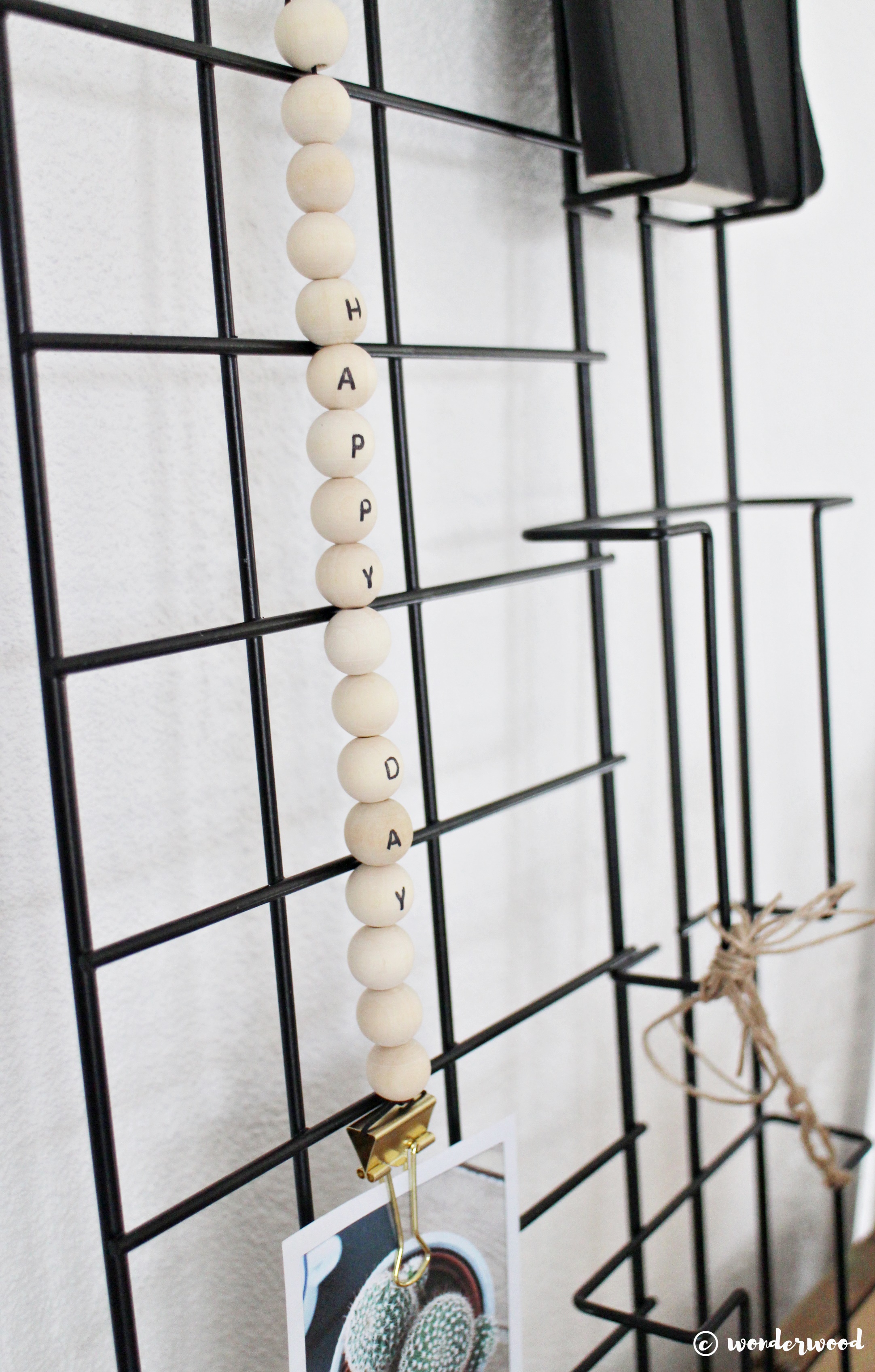beaded organizer